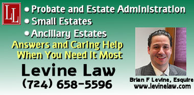 Law Levine, LLC - Estate Attorney in Sharon PA for Probate Estate Administration including small estates and ancillary estates